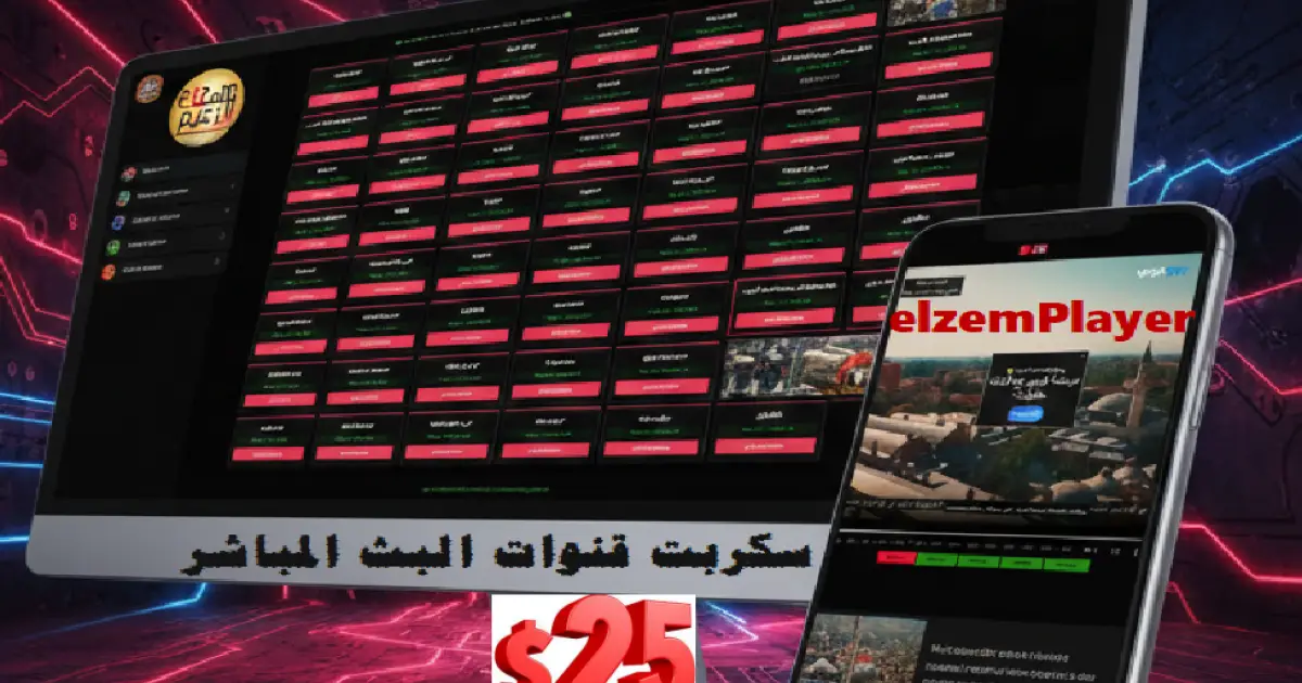 مجانا | سكربت قنوات البث المباشر elzemPlayer الأقوى لإدارة وحماية البث 2026
