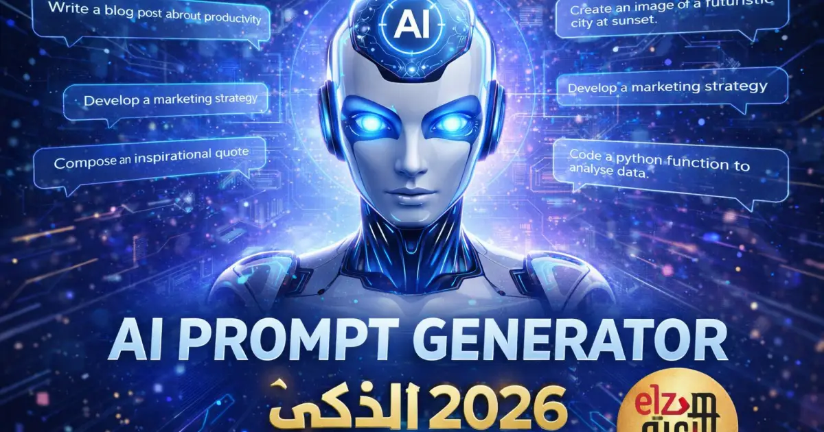 أفضل برومبت | مولّد البرومبتات AI الذكي 2026: دليلك الشامل لإتقان الذكاء الاصطناعي