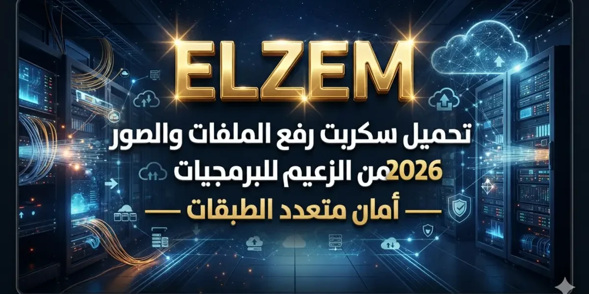 تحميل سكربت رفع الملفات والصور 2026 من الزعيم للبرمجيات — أمان متعدد الطبقات